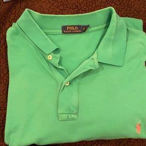 Size 3XLT Polo by Ralph Lauren Green short sleeve